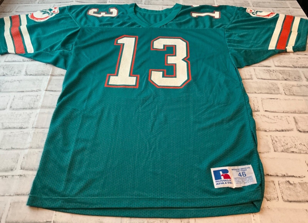 Vintage Miami Dolphins Dan Marino 13 Jersey Russell Made In