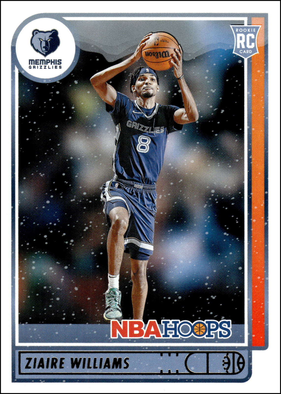 2021 Hoops #211 Ziaire Williams   Rookie Memphis Grizzlies