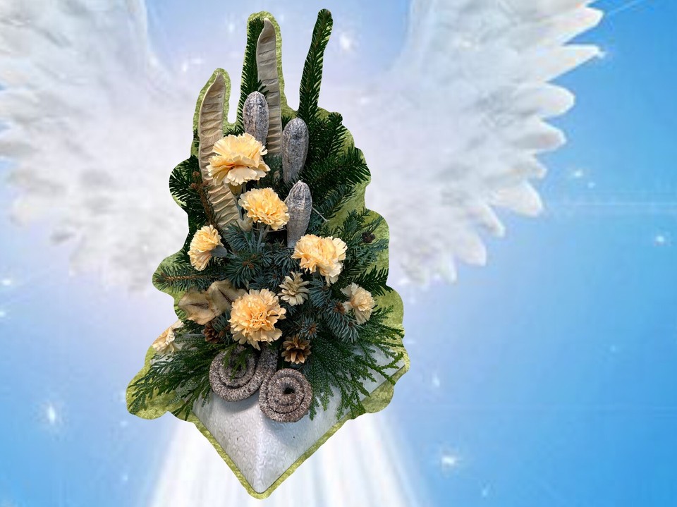 Grabschmuck Totensonntag Gesteck Allerheiligen
