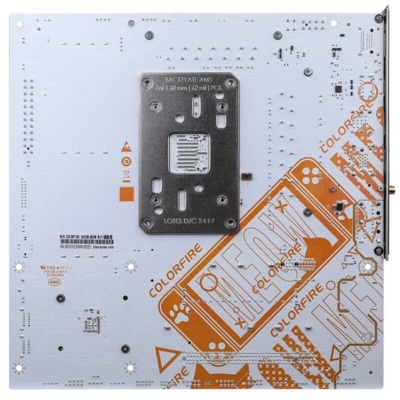 COLORFIRE B650M-MEOW WIFI マザーボード COLORFIRE B650M-MEOW WIFI Socket AM5 M-ATX Motherboard 4x DDR5 For