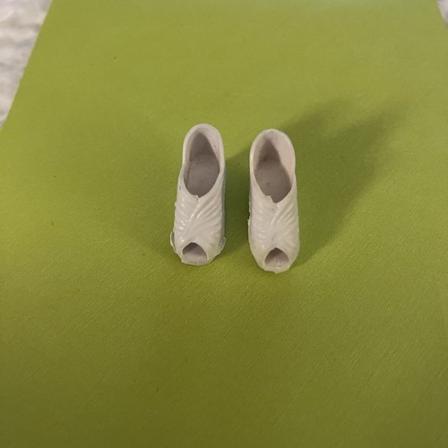 Vintage Mego Cher White Wedges or Platform Shoes