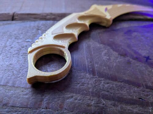 Toy/Cosplay Karambit Knife airsoft, fancy dress / decoration 3D Printed - CSGO - Picture 4 of 4