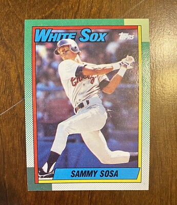 rare sammy sosa cards 1992 Topps Baseball #94 Chicago White Sox Official MLB Trading Card From The Topps Company : Everything Else 1991 Score Sammy Sosa Error