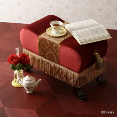 Disney PRINCESS DAYS Beauty and the Beast Sultan Dog Footstool Francfranc 30th