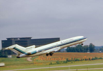 Eastern Airlines Boeing 727-225 N8859E Departing STL in 1973 8''x12'' Color Print