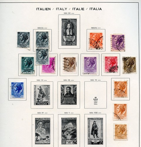 Stamps of Italy: 142, mostly used, from 1945 to 1968 - Picture 7 of 15