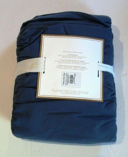 New PUCKER UP Sham POTTERY BARN TEEN Standard Size 26" x 20" FADED BLUE - Picture 2 of 2