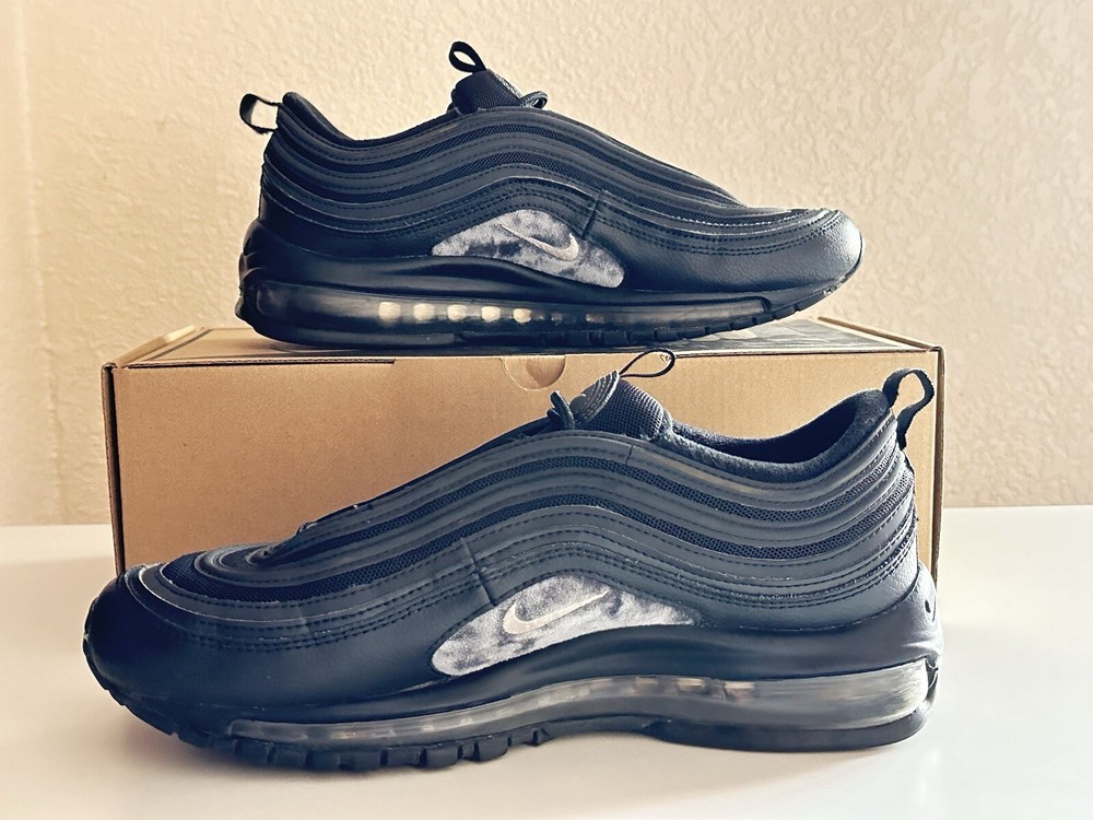 Nike Air Max 97 Black Terry Cloth in Size 8