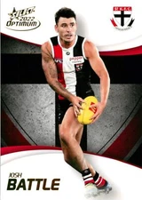 ✺New✺ 2022 ST KILDA SAINTS AFL Card JOSH BATTLE Optimum