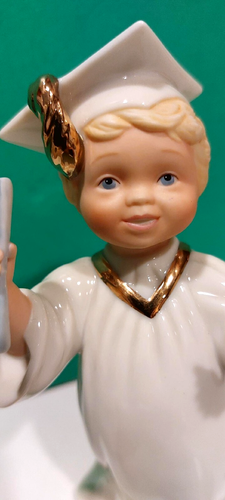 LENOX Barefoot Blessings GRADUATION BOY escultura Diploma de posgrado -- NUEVO en CAJA - Imagen 3 de 12