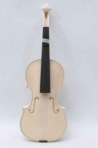 4/4 Professional Unfinished Handmade Violin One Piece Flame Maple Back Spruce - Bild 13 von 13