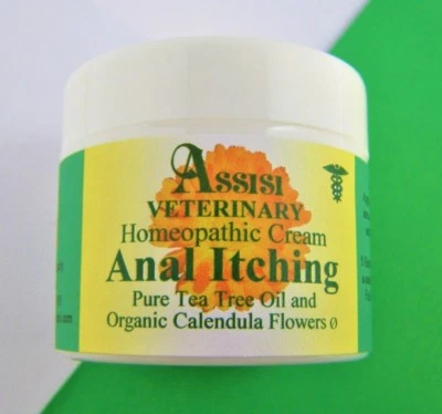 ASSISI VETERINARY Anal Itching Homeopathy Cream Dogs Puppies soothes itching skin fly bites 50g