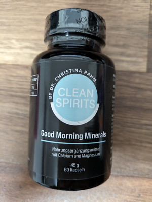 Neu Original Root Clean Spirits Good Morning Minerals 60 Kapseln 45 gramm