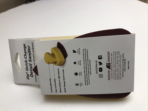GATOR Zip Quick-Change DETAIL SANDER 120 Fine Grit Tough Sandpaper Smooth Finish - Picture 4 of 7