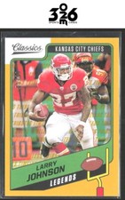 Larry Johnson 2021 Panini Classics Timeless Tributes Gold #135 #/99