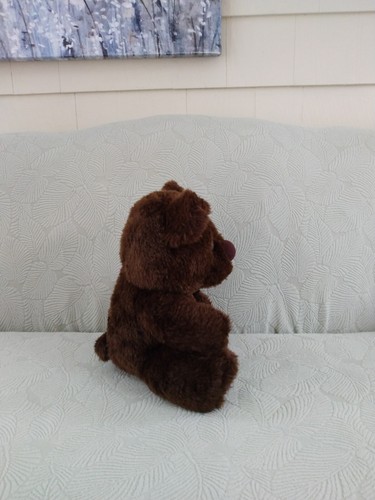 Molliger Teddybär Plüschtier dunkelbraun Stofftier 14 Zoll IKIB - Bild 5 von 8