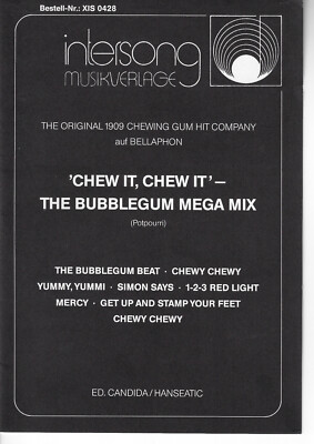 Noten für Orchester * Chew it, Chew it - The Bubblegum Mega Mix - Potpourri