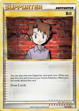 POKEMON Bill #89/123 HeartGold SoulSilver NM on eBay