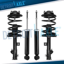 Front Coil Spring Strut Assembly Rear Shock Absorber for 2003-2007 Nissan Murano