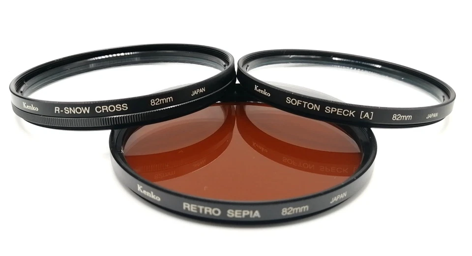 🎦👀✨MINT✨ Kenko 82mm Flter Sotton & Snow Cross & Retro Sepia From JAPAN - Image 3 of 4