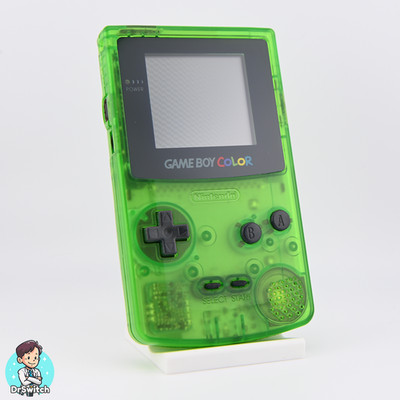 Nintendo Gameboy Color - Grün Transparent Clear Handheld Konsole | Refurbished