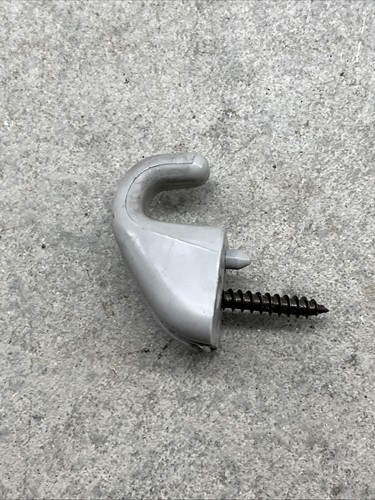 84-87 Honda Civic CRX Si OEM rear back coat hanger hook gray Qty-1 USED