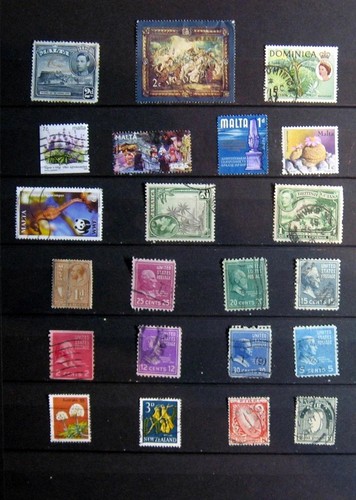 World Stamp Collection Ireland Malta United States Australia Ext. Free Shipping - 第 6/11 張圖片