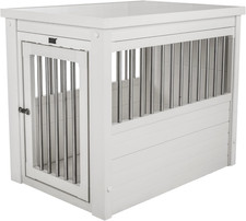New Age Pet Ecoflex Pet Crate/End Table, Medium, Antique White, Model:Ehhc404M