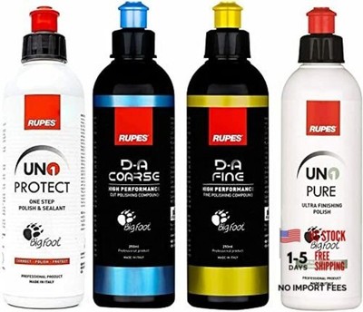 The Clean Garage New DA System Combo Kit | 4 250ml Bottles | Polish &