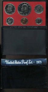 1973 S PF Proof Set U.S. Mint Original Government Packaging OGP COIN SET#1150