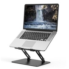 Adjustable Laptop Stand for Desk, Metal Foldable Laptop Riser Holder, Portable