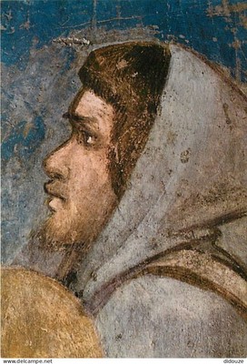 Postkarte - Kunst - Gemälde - Giotto - Kopf eines Hirten (Detail von Joachi