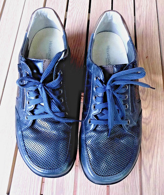 Helvesko Bequemschuh Größe 41 Modell GLEN - blau - selten getragen - mit Karton