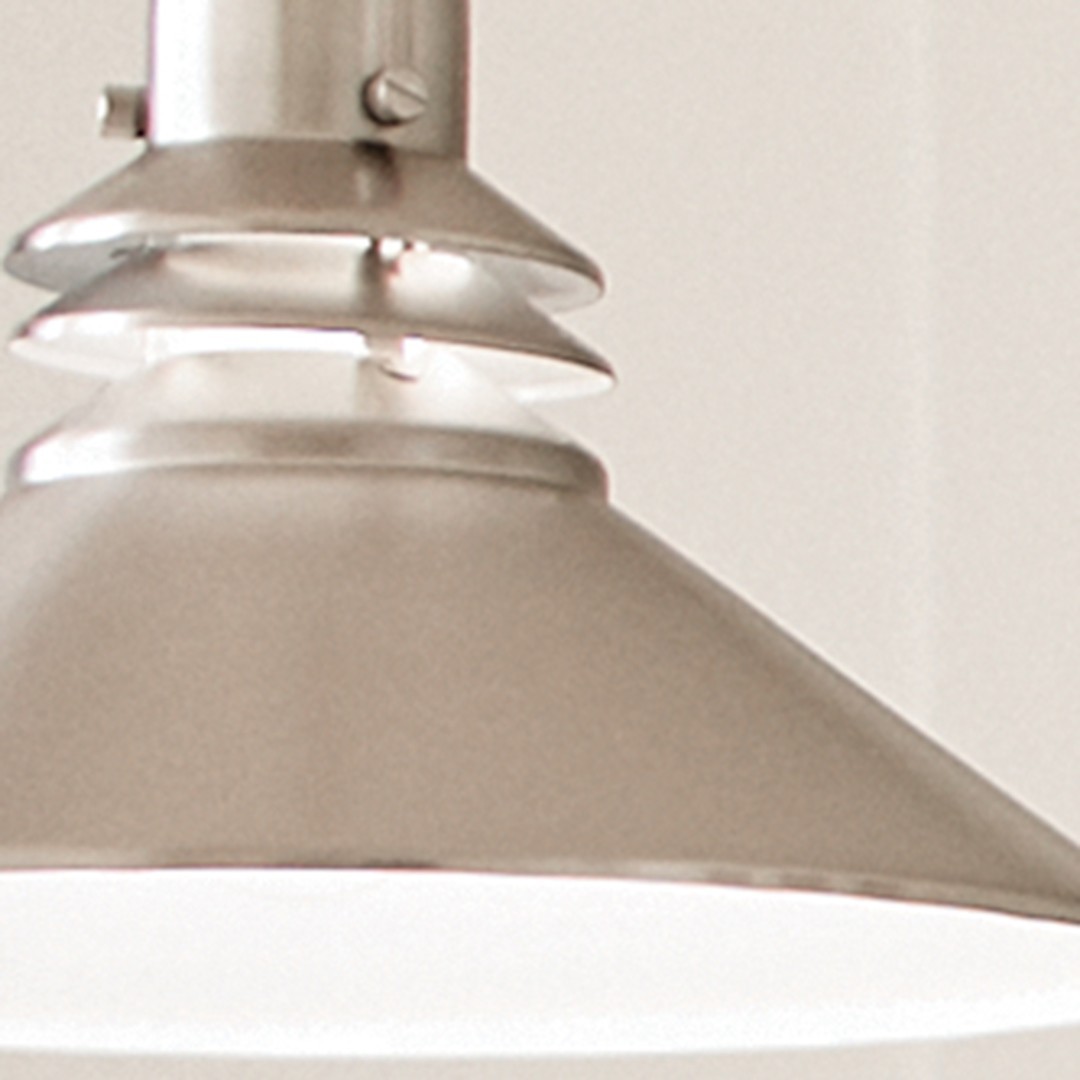 Kichler 9044NI - Greenoble 11" Tall Outdoor Wall Light - Brushed Nickel