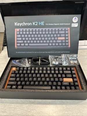Keychron K2 HE 75% Magnetic Switch Keyboard With Nebula Linear Switches