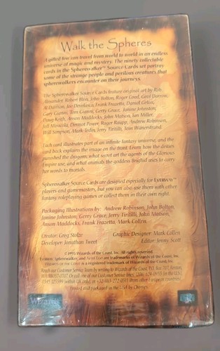 WOTC Fantasy RPG Everway - Spherewalker Collector Cards Box SW (Neu) - Bild 3 von 4