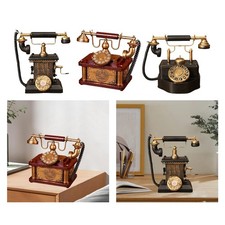 Corded Desk Telephone Model Corded Telephone Model Resin Retro Style Cabinet