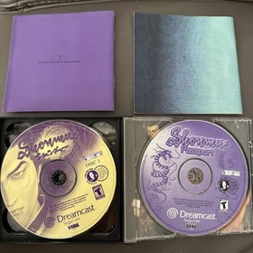 Shenmue Sega Dreamcast Game 4 Disc and Case Manual & Passport Insert Incld. CIB