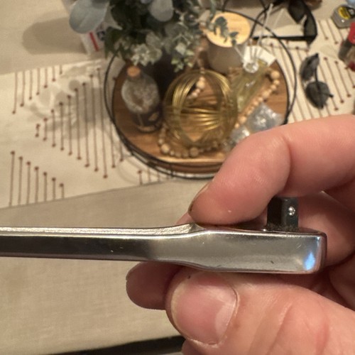Snap-On MV71 - Chrome, 1/4" Drive, Flat Handled, Ratchet-USA-NICE-VINTAGE- - Picture 13 of 13