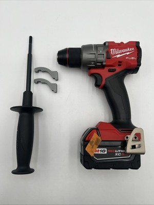 Milwaukee M18 FUEL Brushless Cordless 1/2'' Hammer Drill 2804-20 w/ 5ah Battery