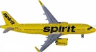 Geminijets  Spirit Airlines  Airbus A320neo N971NK 1:400 Model