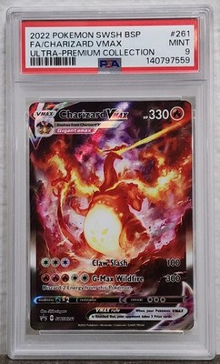 2022 Pokémon Charizard VMAX #261 2022 Pokémon Charizard VMAX Ultra-Premium Collection SWSH 261