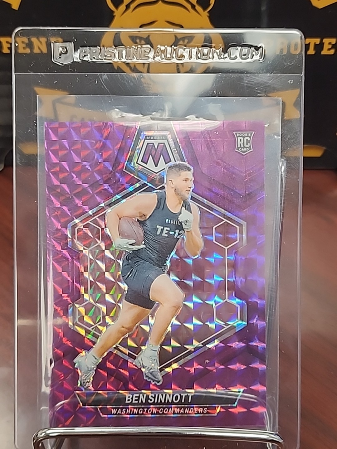 2024 Panini Mosaic - Rookies Purple Prizm Ben Sinnott #351 Rookie RC /49
