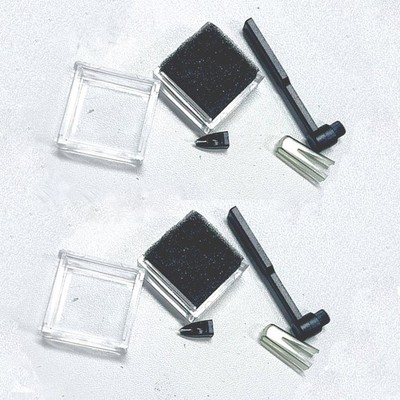 2 PACK Turntable Stylus Needle For Ortofon OM 3E 5E OMB OMP OMT 10 RS 41 Replace