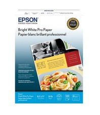 Epson Bright White Pro Paper - S041586-4, 8.5" x 11" 500 sheets