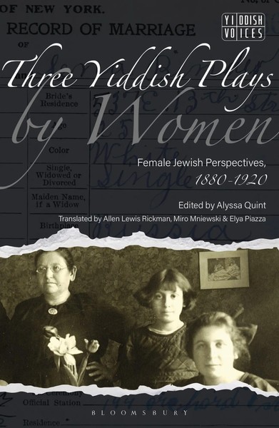 Alyssa Quint | Three Yiddish Plays By Women | Taschenbuch | Englisch (2023)-image
