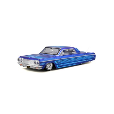 Maisto 1/26 Chevrolet Impala 1964 blau Custom Lowrider Miniatur Auto Diecast Car