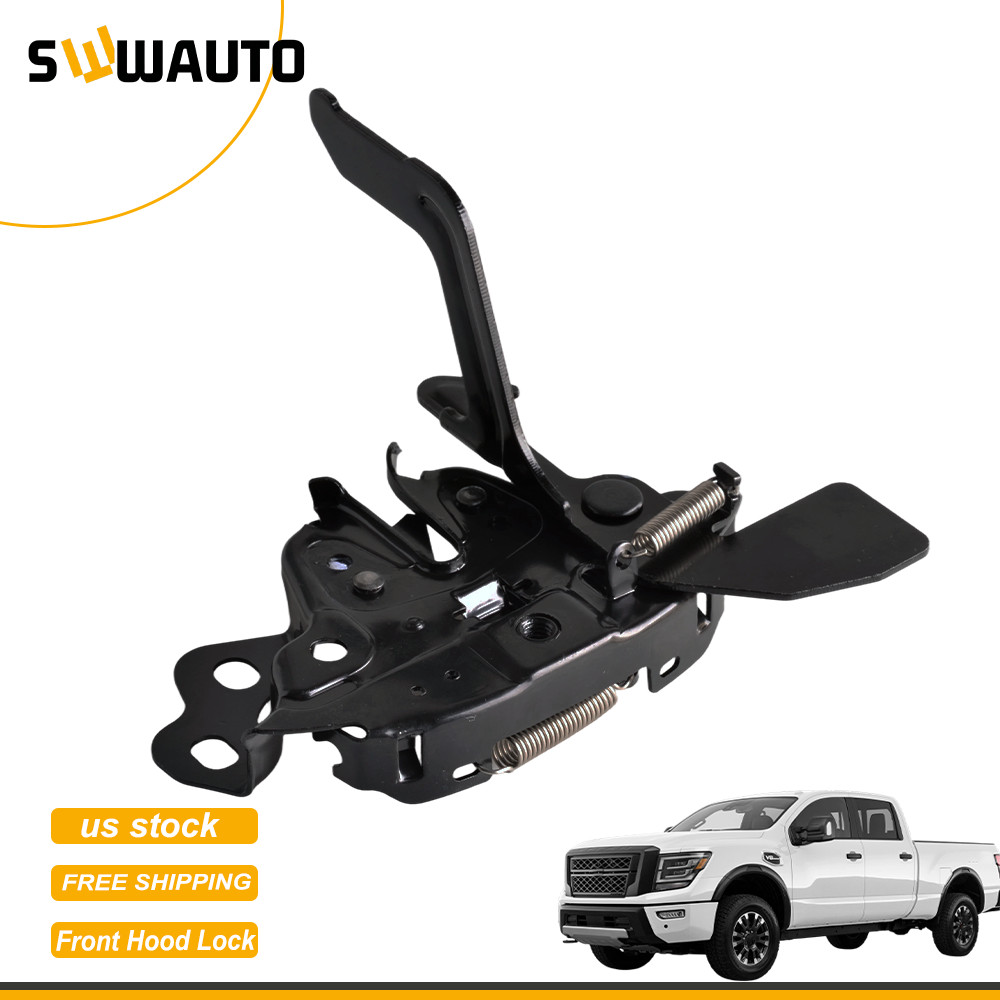 For 2017 18 19 20 2021 Nissan Titan Front Hood Lock Latch W/O Intelligent Key