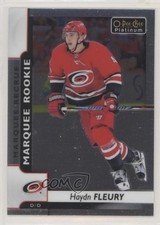 2017-18 O-Pee-Chee Platinum Marquee Rookies Haydn Fleury #191 rk1