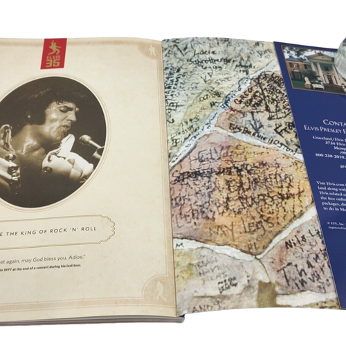 Elvis Presley's Graceland Tour Stub and 35th Anniv. Ed. RARE Official Guidebook - Foto 15 di 15